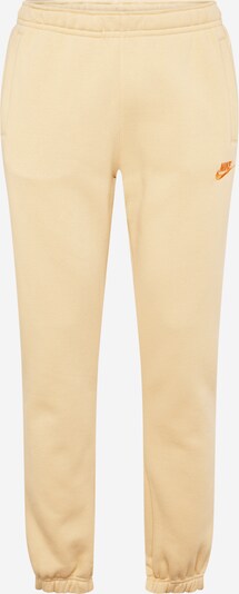 Nike Sportswear Штаны 'CLUB FLEECE' в Светло-коричневый / Омаровый, Обзор товара