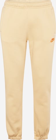 Pantalon 'CLUB FLEECE' Nike Sportswear en beige : devant