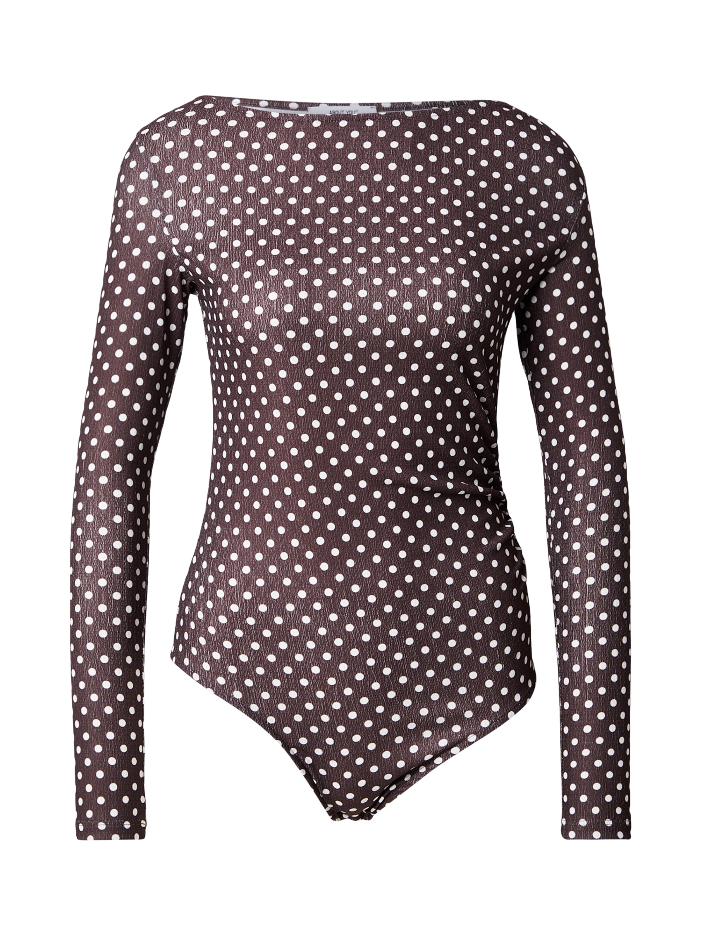 ABOUT YOU Shirt body 'Helga' in Bruin: voorkant