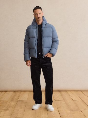 DAN FOX APPAREL Winter jacket 'John' in Blue