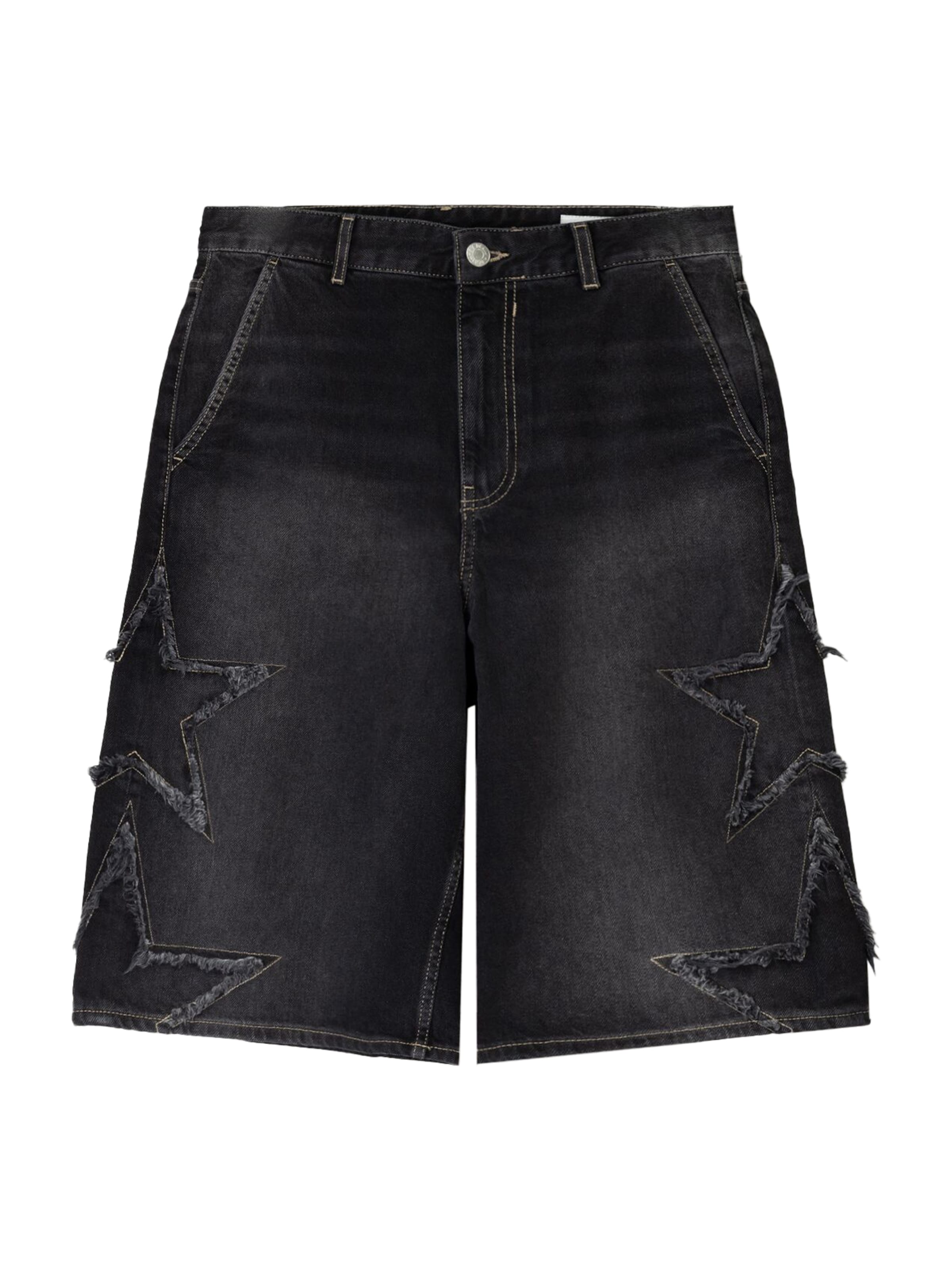 Bershka Jean en noir denim, Vue avec produit