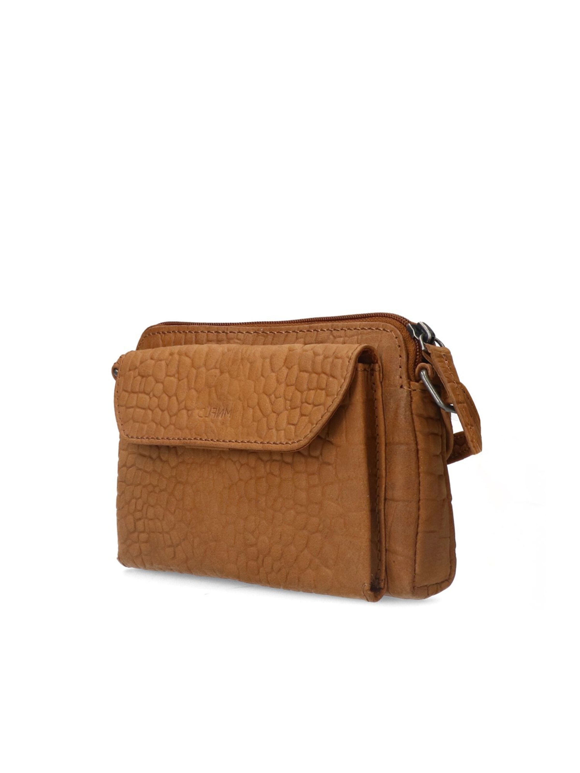 MANFIELD Umhängetasche in Braun