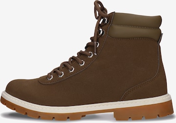 Bottines à lacets 'Adar' nae Vegan Shoes en vert : devant