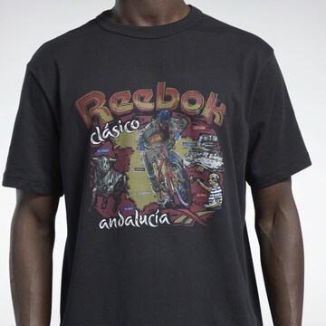 Reebok T-Shirt 'Andalusia Destination' in Schwarz