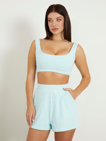 GUESS T-shirt Bra in Blue: front