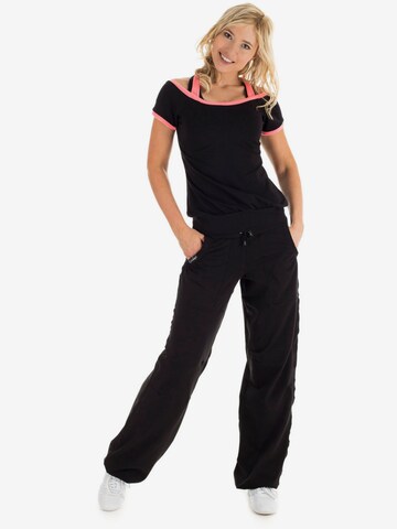 Loosefit Pantaloni sportivi 'WTE9' di Winshape in nero