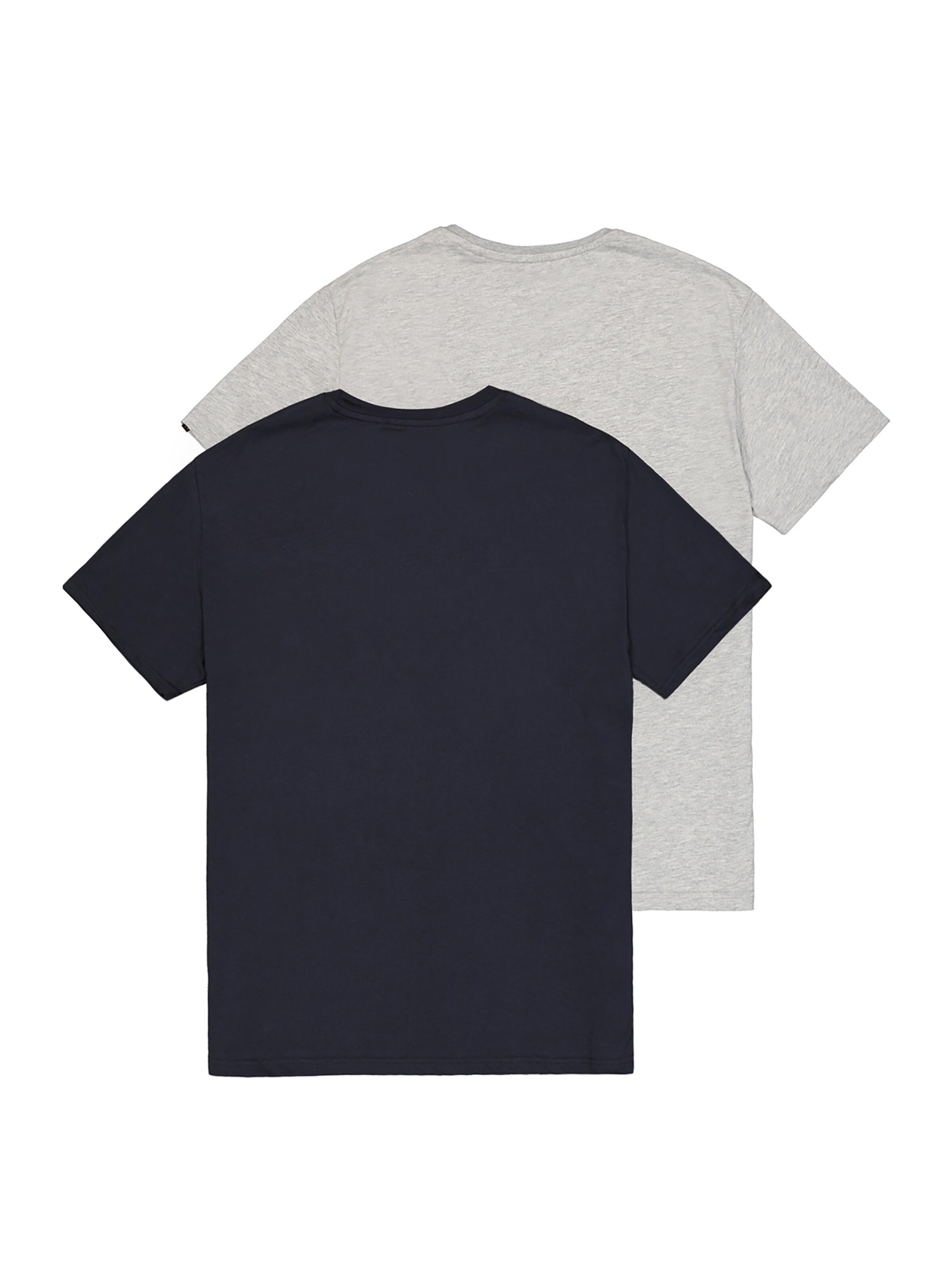 ALPHA INDUSTRIES Shirt 'Basic 2 Pack' in Blue