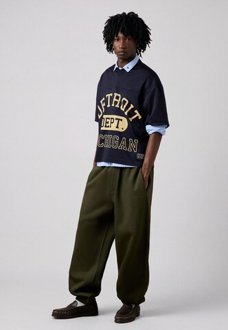 T-Shirt Bershka en bleu