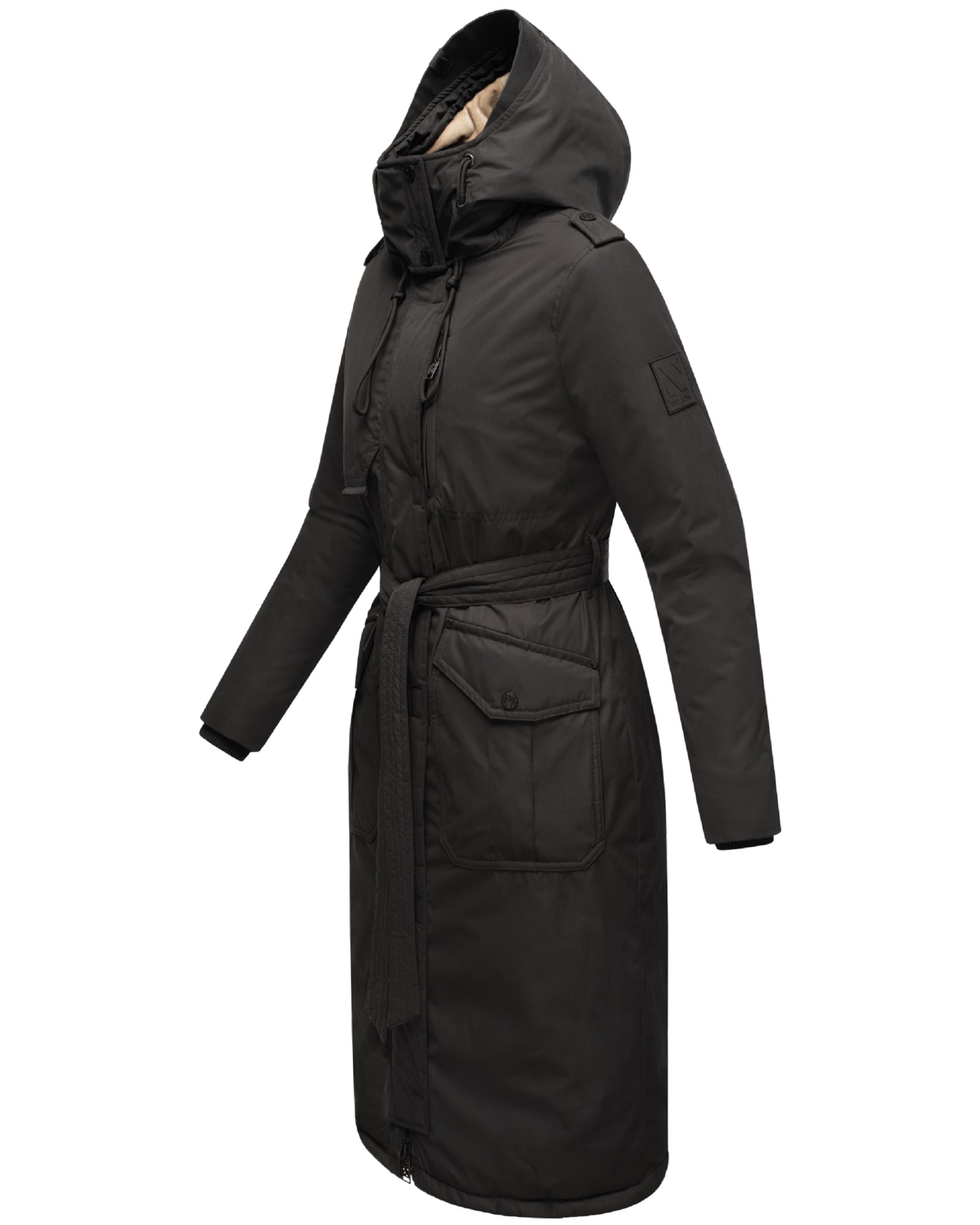 NAVAHOO Talvemantel 'Hokulanii', värv must