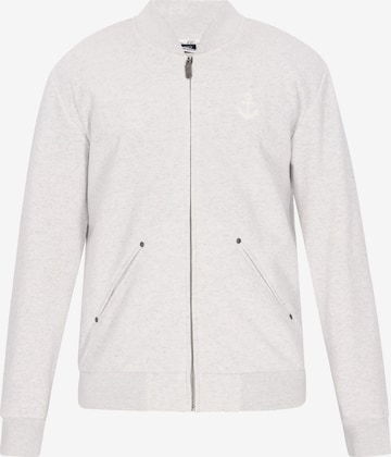 DreiMaster Vintage - Casaco em moletão em branco: frente