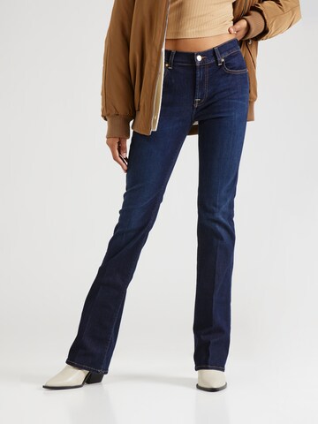 7 for all mankind - Bootcut Vaquero 'Sunrise' en azul: frente