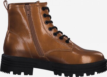 s.Oliver Lace-Up Ankle Boots in Bronze