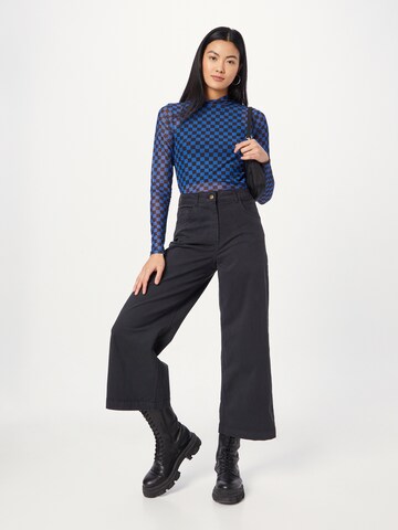 Wide leg Pantaloni di Blutsgeschwister in blu