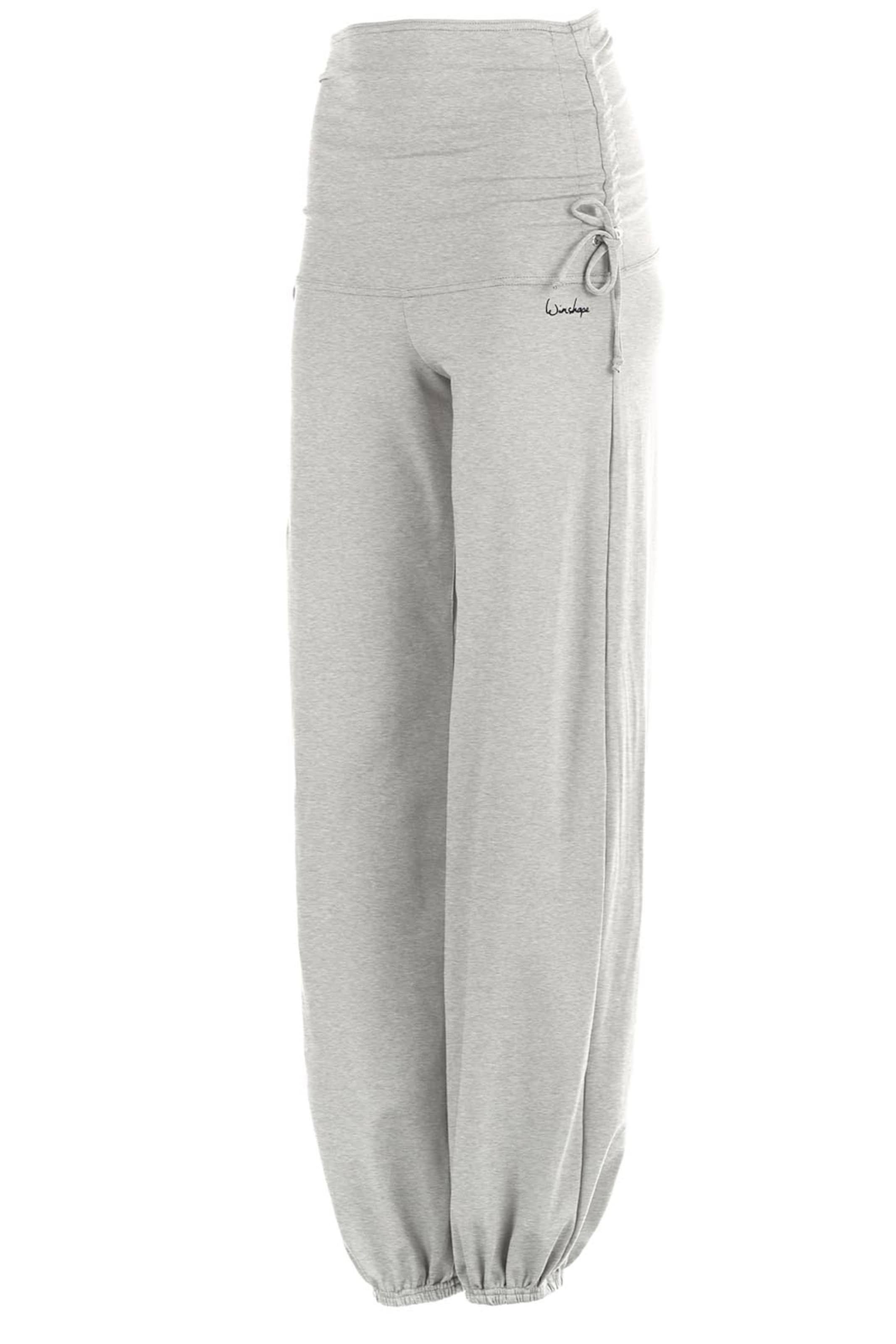 Winshape Ozke Športne hlače 'WH1' | siva barva