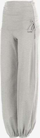 Tapered Pantaloni sport 'WH1' de la Winshape pe gri