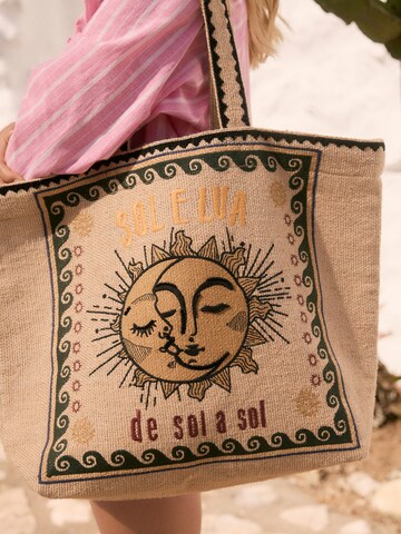 Next Schultertasche in Beige