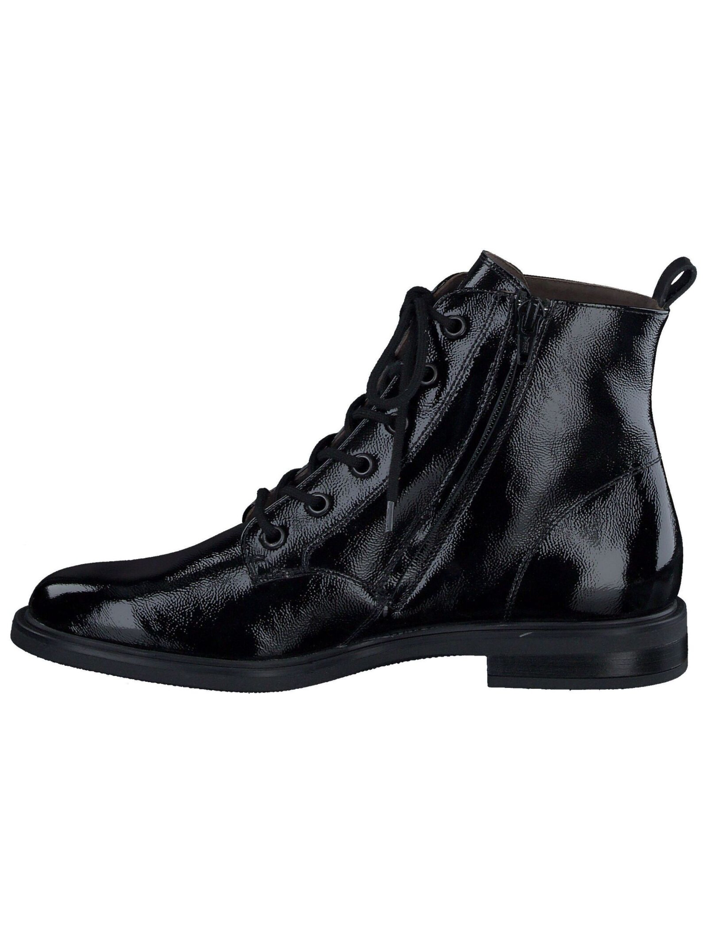 Paul Green Schnürstiefelette in Schwarz