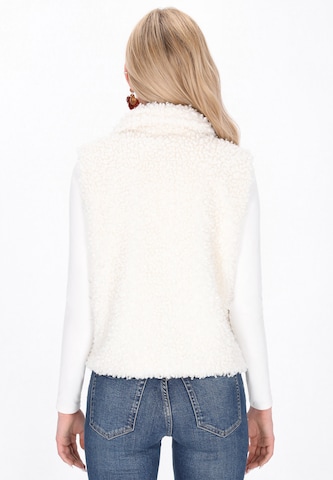 Gilet 'Fashion Look' IZIA en blanc