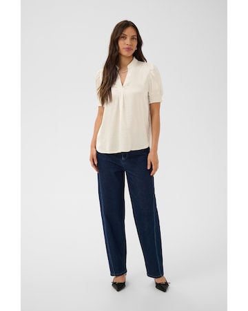 SAINT TROPEZ Bluse 'Panan' in Weiß