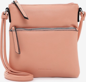 Sac bandoulière 'Emma' Emily & Noah en orange : devant