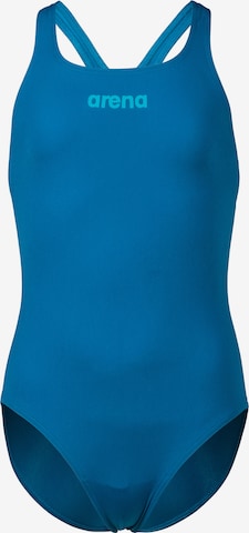 ARENA Бански костюм 'TEAM PRO SOLID' в синьо: отпред