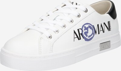ARMANI EXCHANGE Ниски сникърси в светлолилаво / черно / бяло, Преглед на продукта
