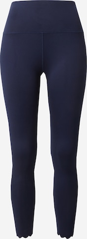 Bally Skinny Workout Pants in Blue: front