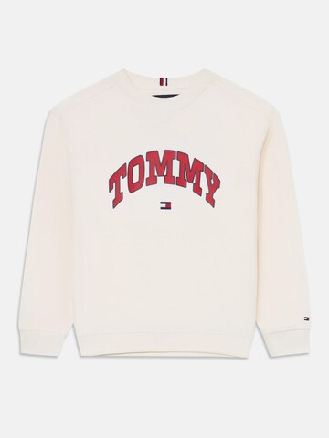 TOMMY HILFIGER Sweatshirt 'Varsity Sweat Junior' in Weiß: Vorderseite
