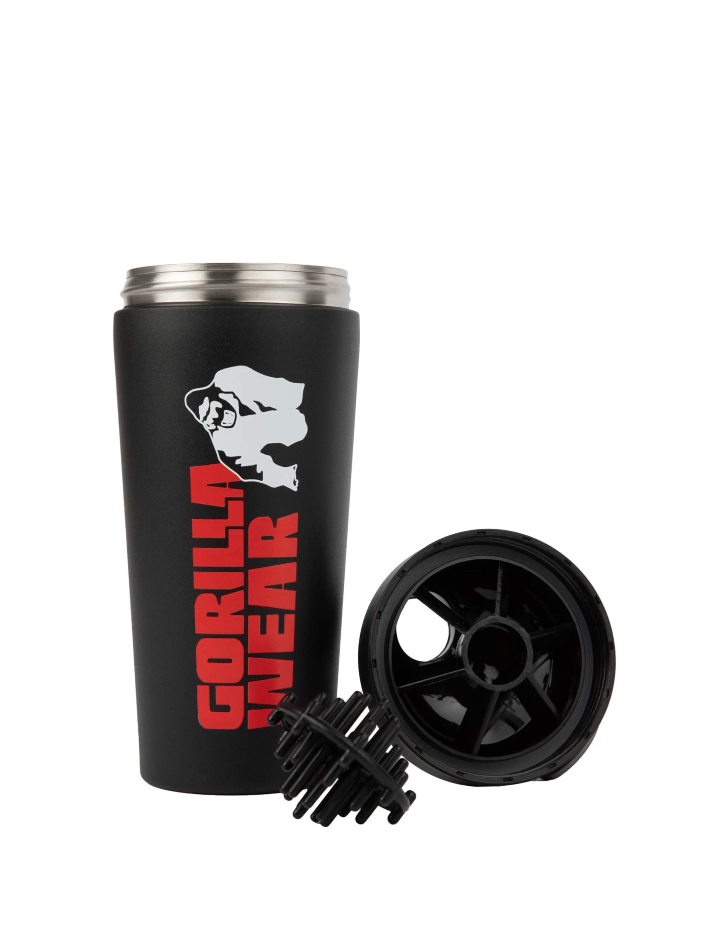Borraccia 'Metal Shaker 740ML' di Gorilla Wear in nero
