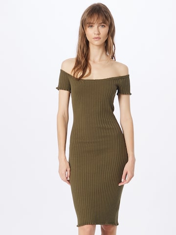 GUESS Knitted dress 'NADINE' in Green: front