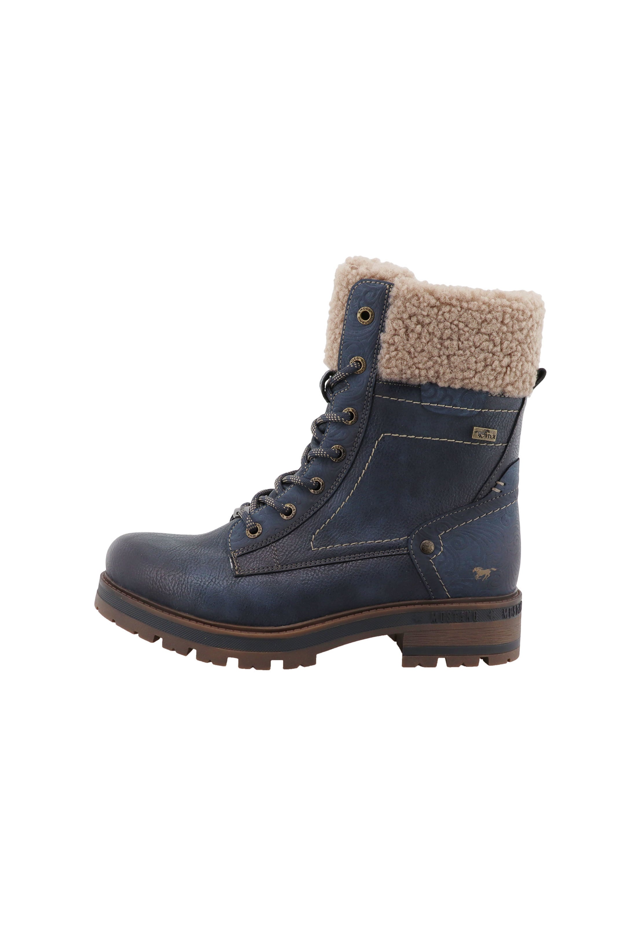 Stivaletto stringato di MUSTANG in blu