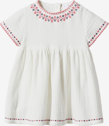 MANGO KIDS Dress 'Simon' in White: front