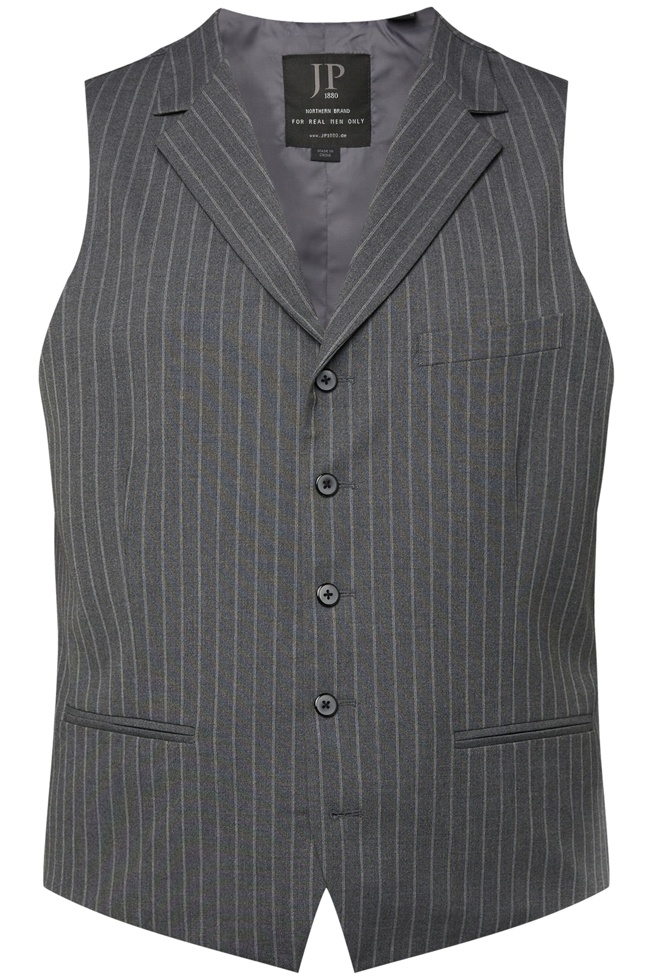 JP1880 Suit vest in Grey: front