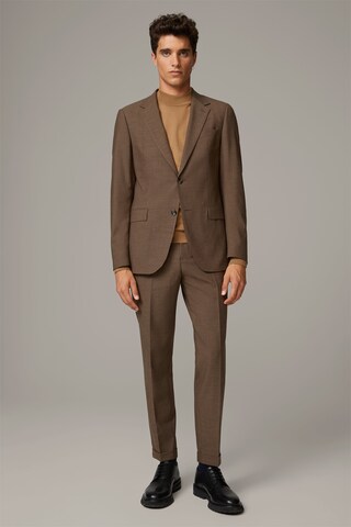 STRELLSON Slim fit Suit 'Alzer-Luc' in Brown: front