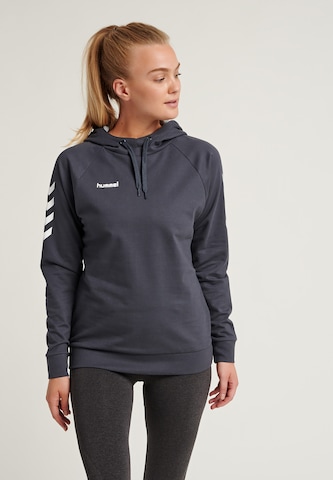 Hummel Sportief sweatshirt in Grijs: voorkant