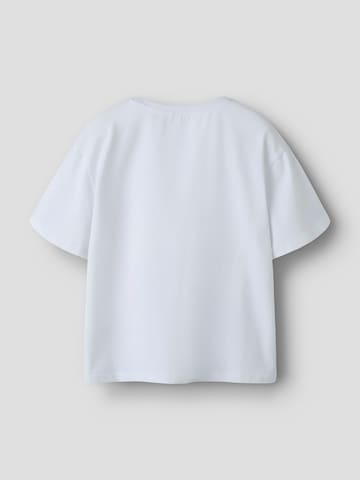NAME IT Shirt 'NKFAFTINA STITCH' in White