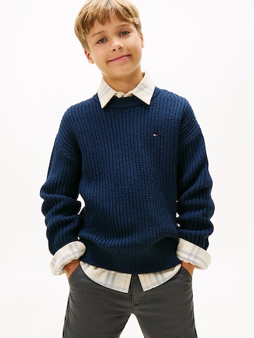 Pull-over TOMMY HILFIGER en bleu : devant
