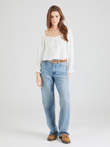 Camicia da donna 'PCFAY' di PIECES in bianco