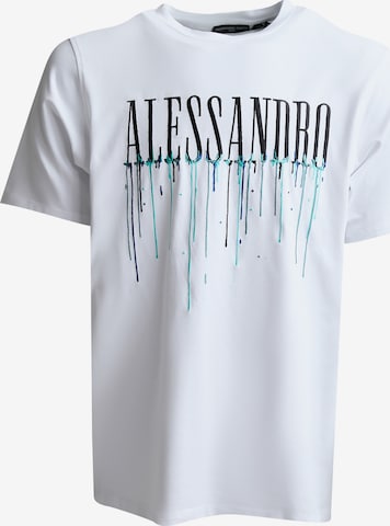 Alessandro Zavetti Shirt 'Artista' in White: front