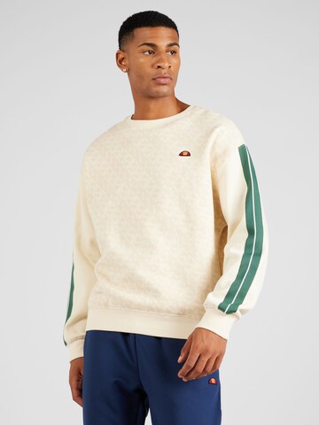 Sweat-shirt 'Italie' ELLESSE en beige : devant