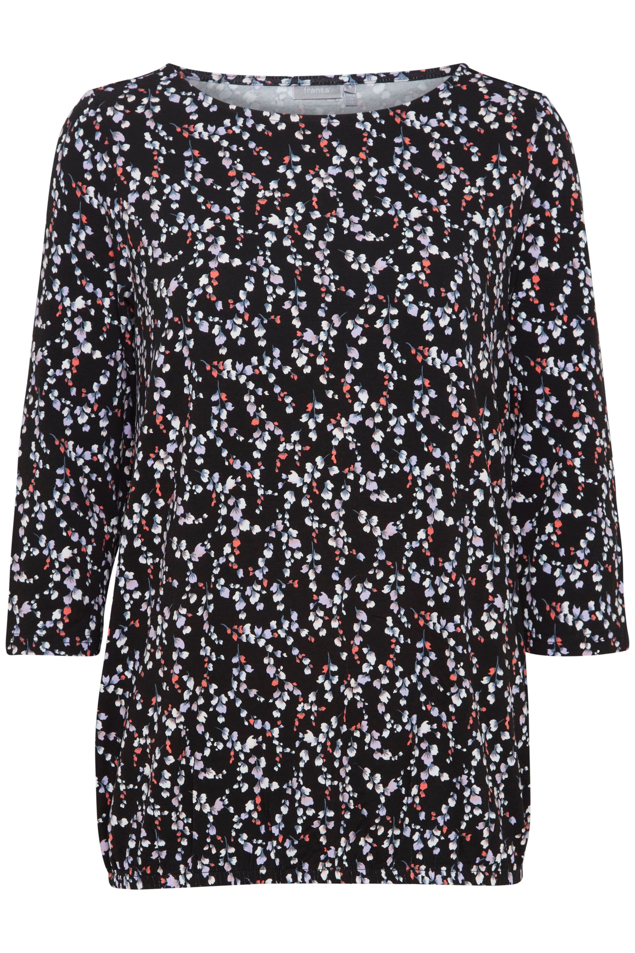 Fransa Shirt in Black: front