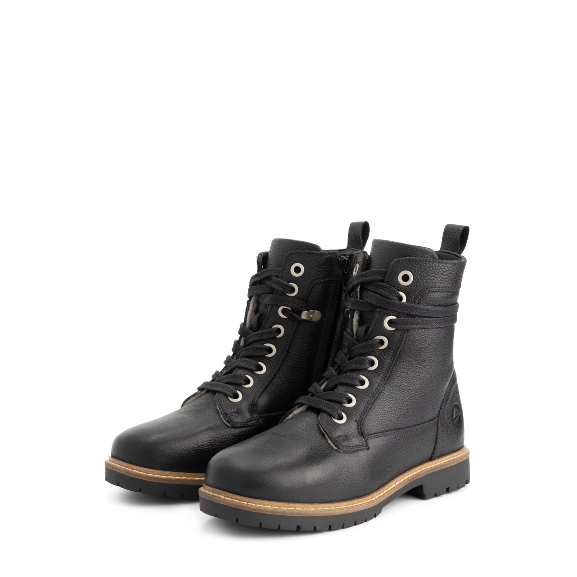 Travelin Veterlaarsjes 'Kongsmark' in Zwart