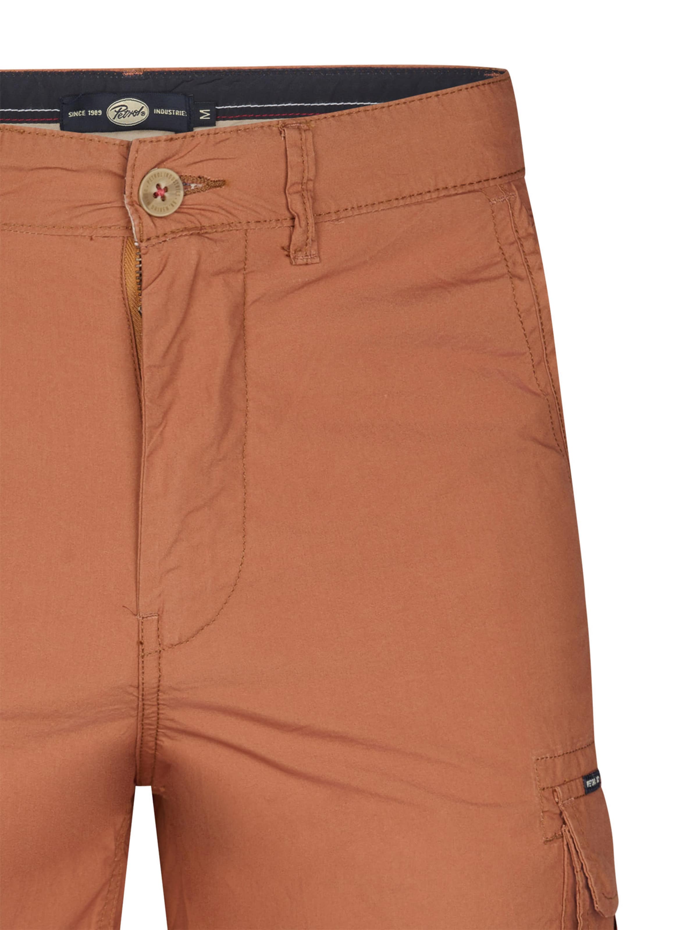 Petrol Industries Regular Cargo trousers in Brown