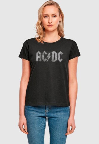 Merchcode T-Shirt 'ACDC' in Schwarz: Vorderseite
