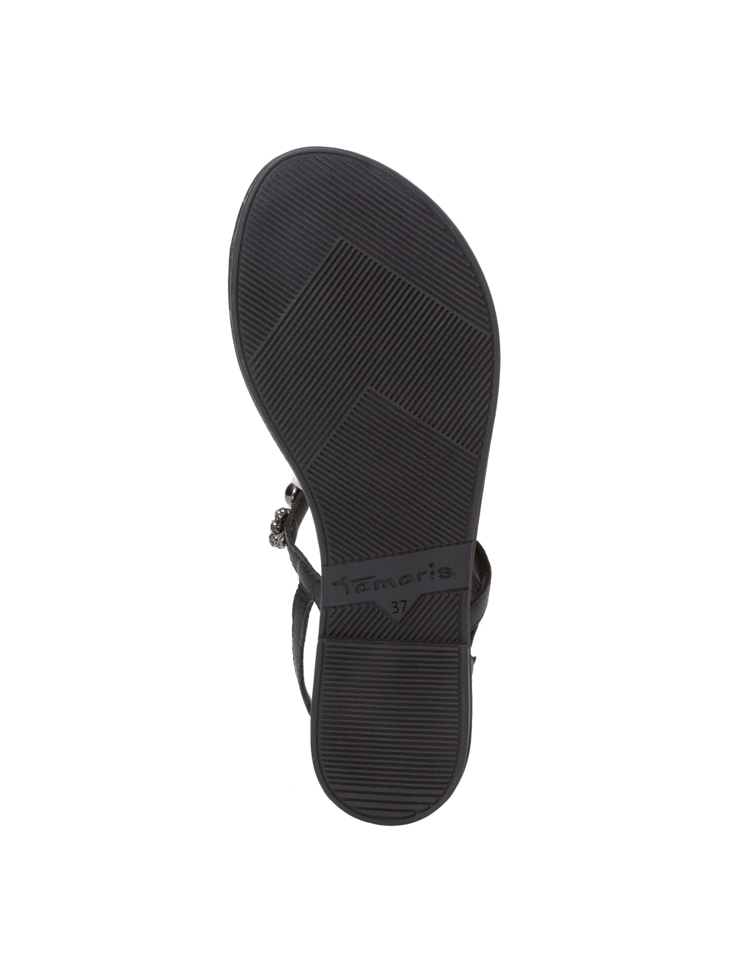 Frauen Sandalen TAMARIS Zehentrenner in Schwarz - SR38158 Frauen Sandalen TAMARIS Zehentrenner in Schwarz - SR38158