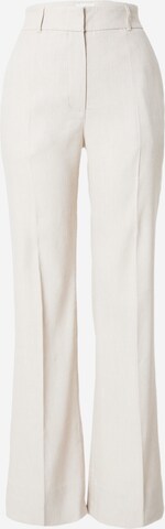 évasé Pantalon à plis 'Olivia' FIVEUNITS en beige : devant