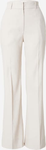 FIVEUNITS Flared Pleated Pants 'Olivia' in Beige: front