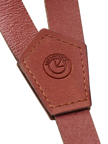 Trendhim Suspenders 'Vexel' in Brown: front