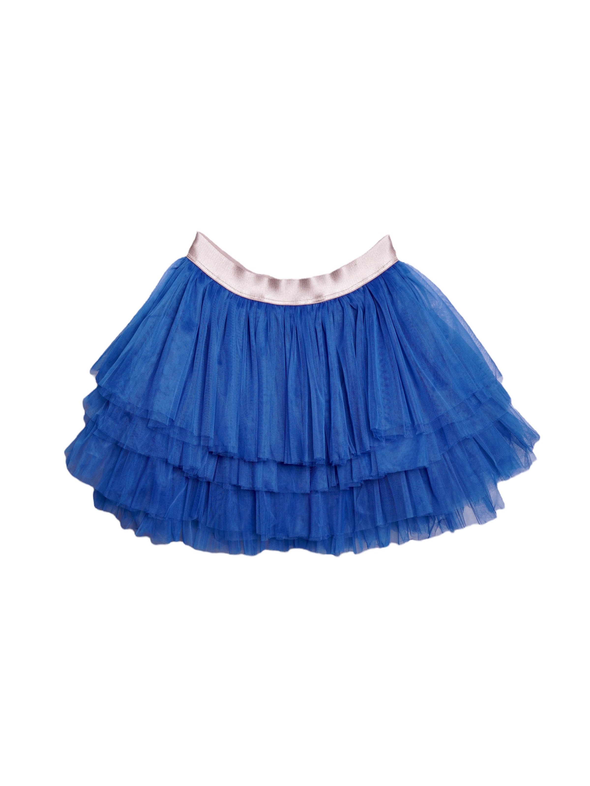 SC.SB Milano Skirt 'Pomelo mini' in Blue: front