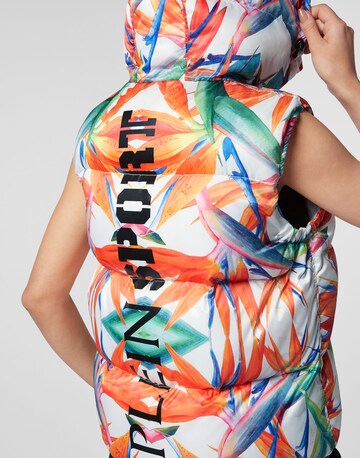 Plein Sport Vest 'Flowers' in White